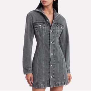 HELMUT LANG denim trucker dress NWT